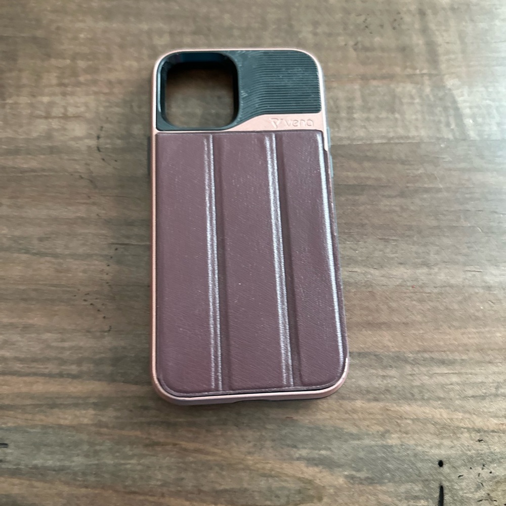 iPhone 12 Case w/ card holder - purple - Picture 5 of 6